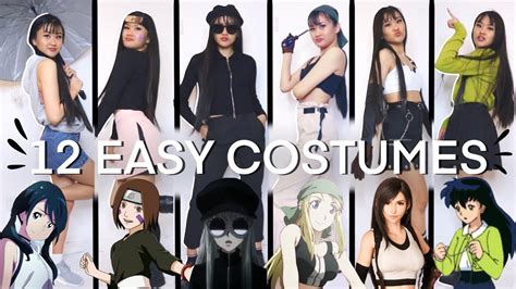 anime characters with simple outfits|basic anime cosplay.